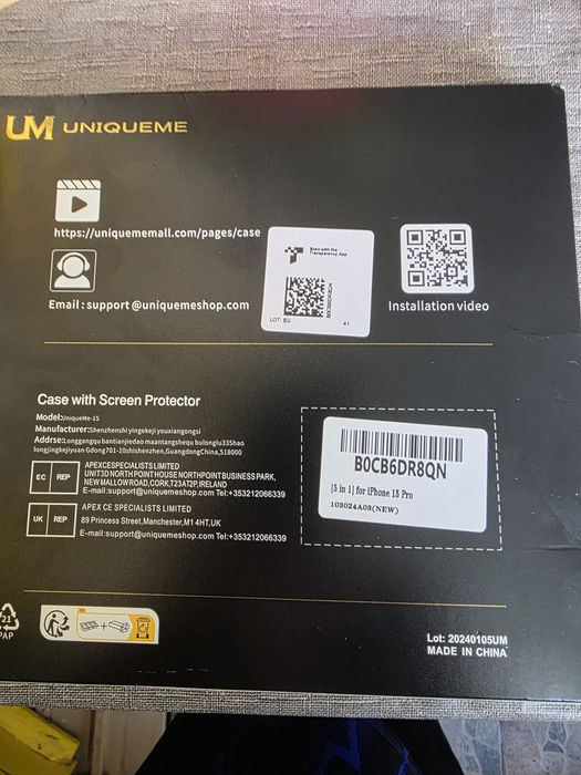Conjunto capa iphone 15 pro