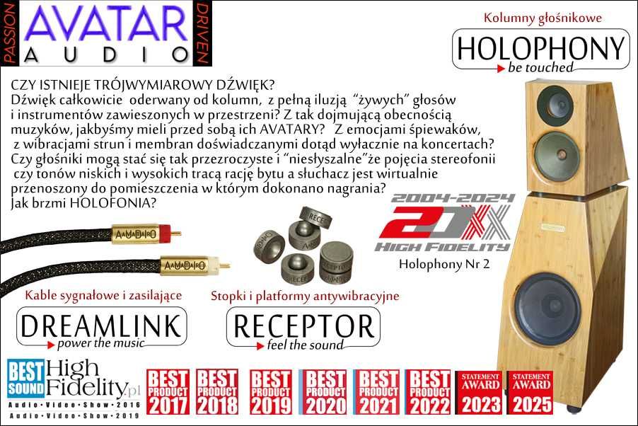Docisk antywibracyjny Avatar Audio RECEPTOR