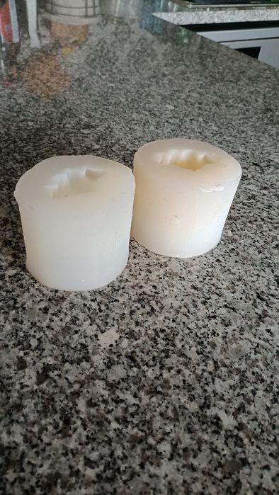 Moldes de silicone pra vela em formato de elefante