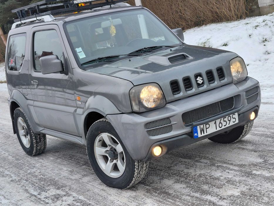 LEGENDARNA Terenówka Suzuki JIMNY 4x4 turbo SKÓRY KLIMA IWŁ rej PL