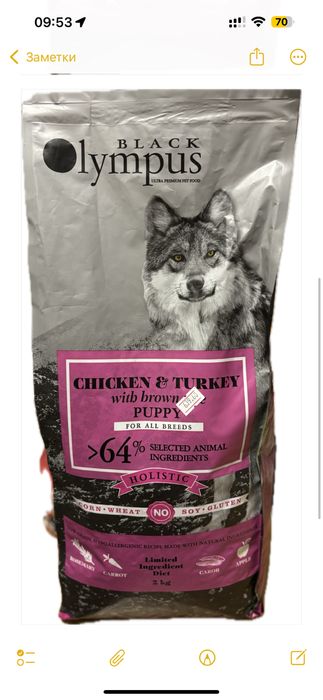 Корм для щенков всех пород