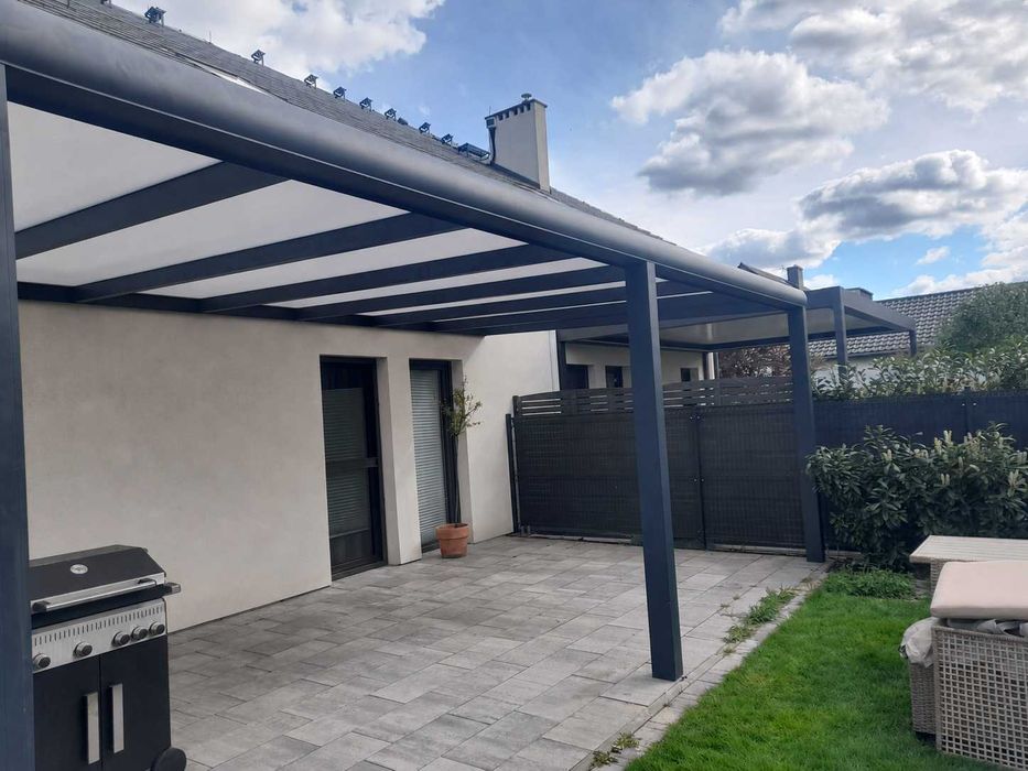 Nowoczesne zadaszenie tarasu 3×4 m – skonfiguruj swój model