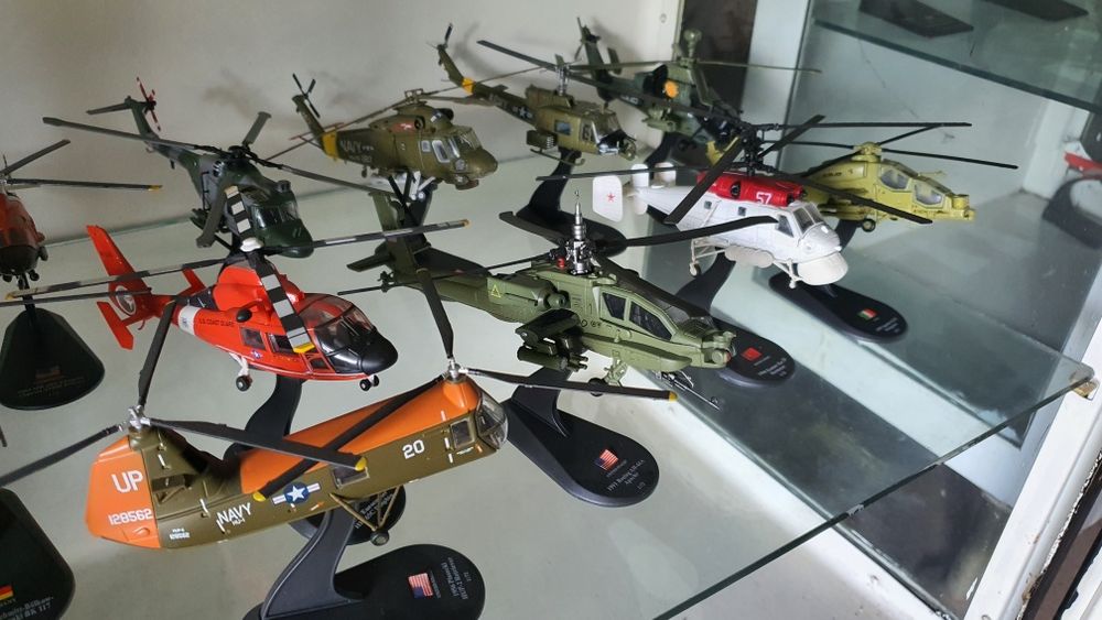 Helikoptery świata modele