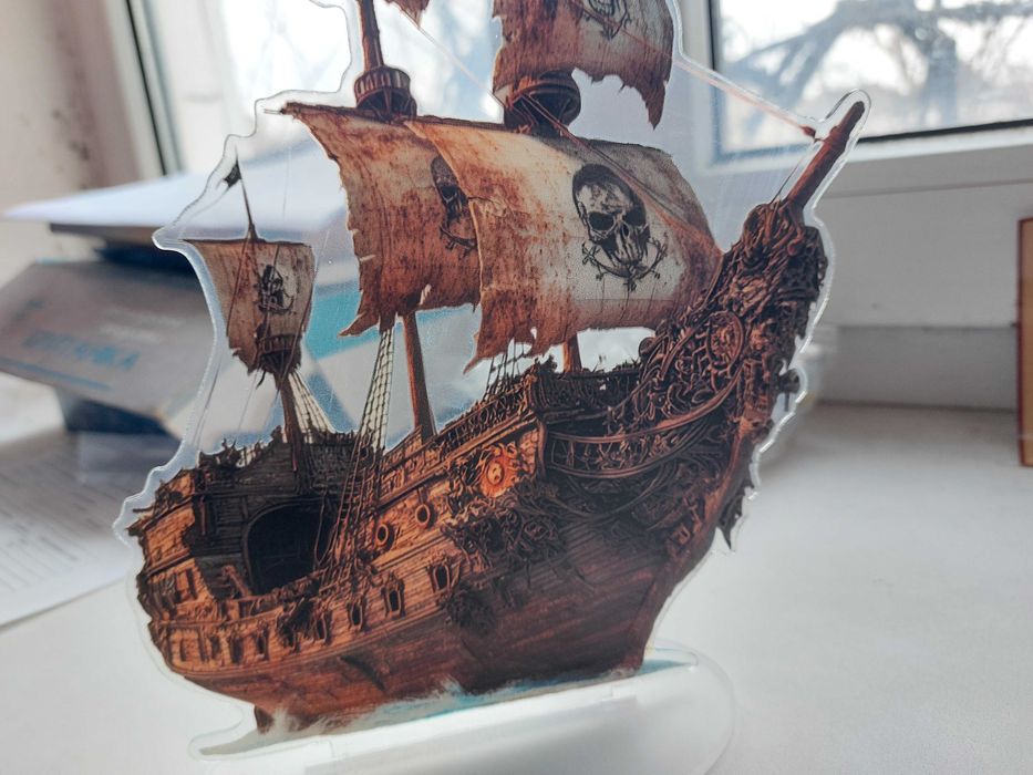 Модель Пиратского Корабля 16-17 века 2D