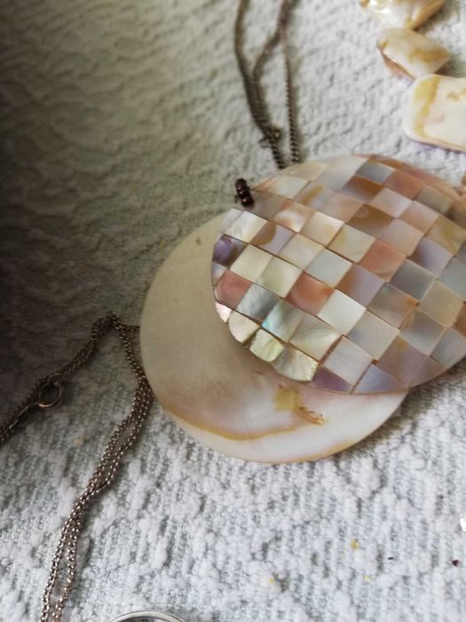 srebrny komplet z mvszla abalone