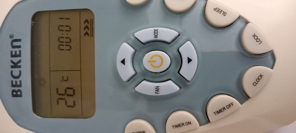 Comando ar condicionado Becken