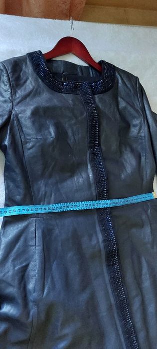 Плащ пальто шкіряний 46-48 р