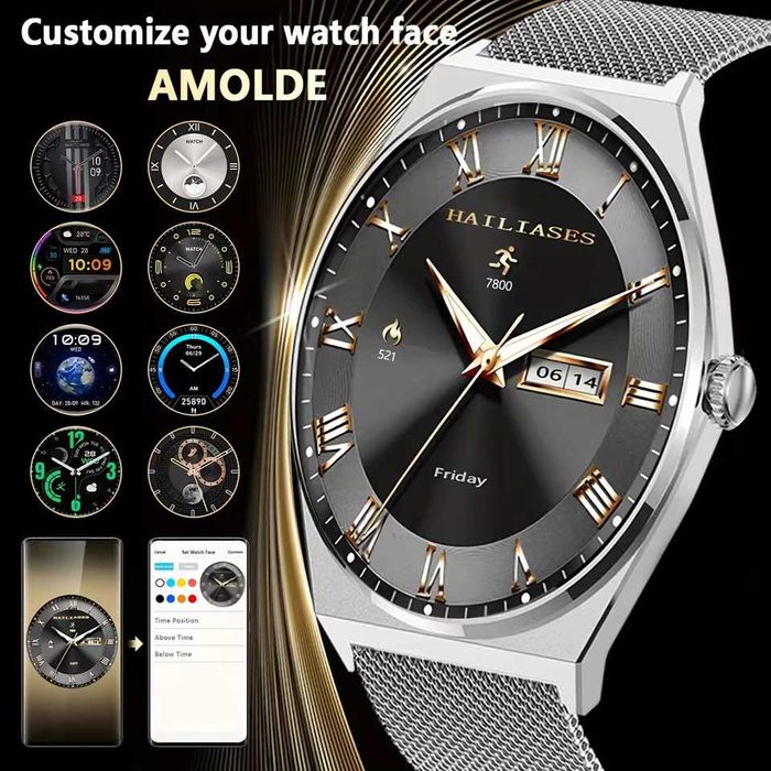 Смарт часы: DAORKOW MT56 ULTRA SLIM. NFC. Unisex.