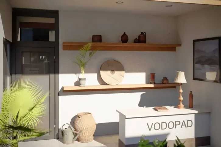 Апартаменти з видом на джунглі та водоспад, Убуд, Балі,Індонезія