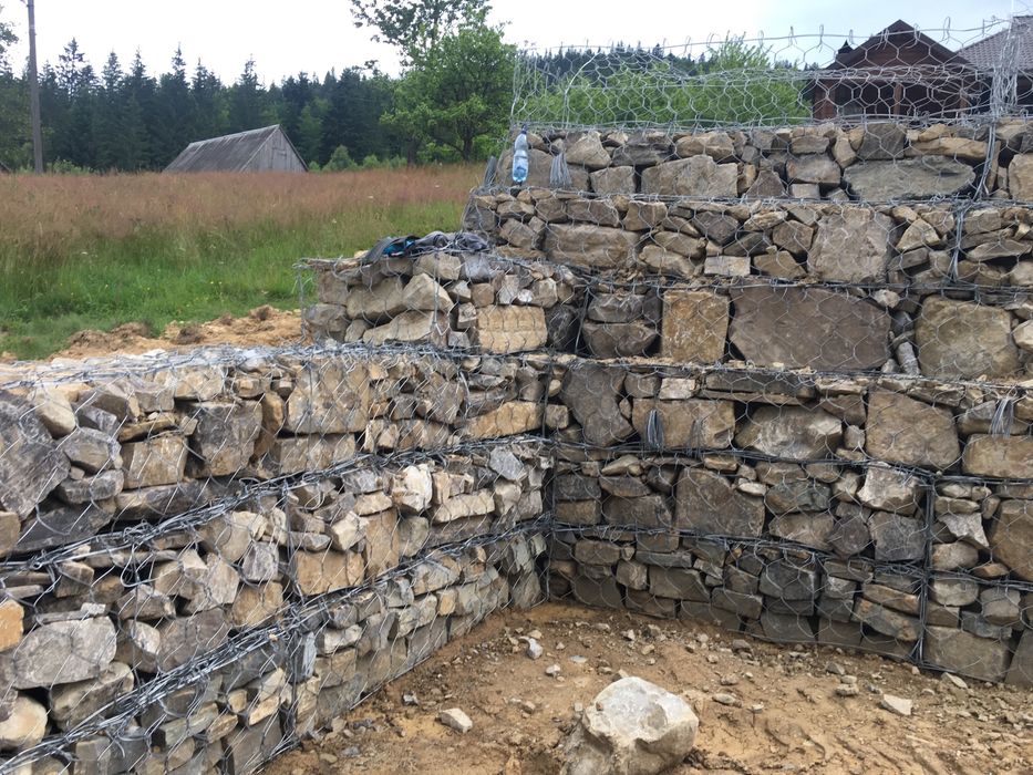 Габіони,укріпленя габіонами.