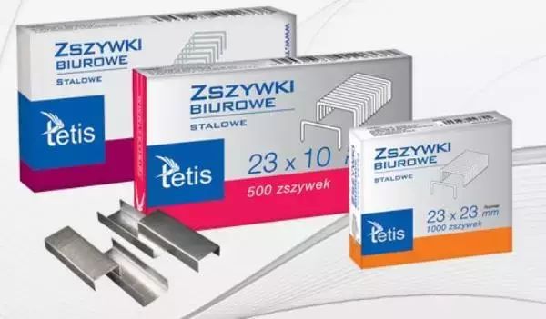 Zszywki biurowe 24/6 p10. TETIS. Nowy Produkt