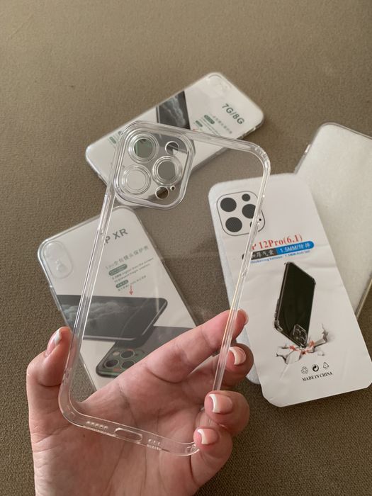 Чехол на айфон iPhone XR SE 12 PRO 13 PRO MAX прозрачный силиконовый