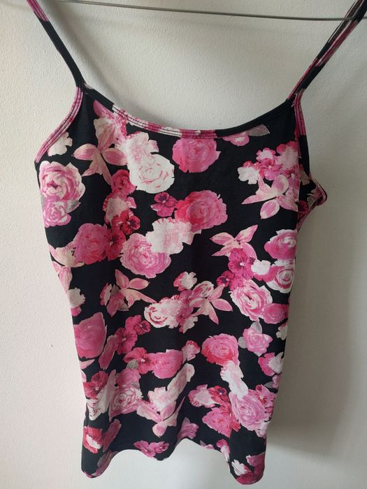 Top w kwiatki terranova S 36 kolorowy
