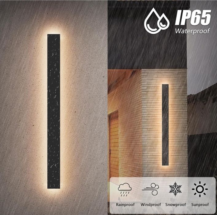 Klighten Lampa ścienna LED długa zewnętrzna, 60 cm / 20 W