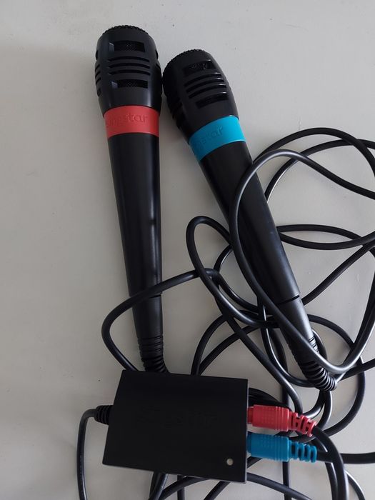 Singstar jogo e 2 microfones