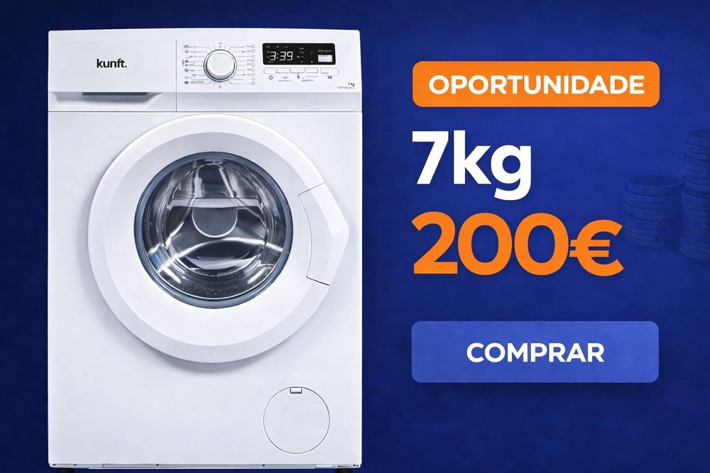 Máquina de lavar  roupa  kunft  7kg
