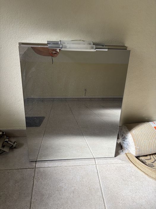 Espelhos com lampadas incluidas
