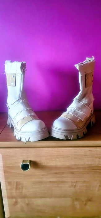 Workery beżowe roz.41 bardzo dobry