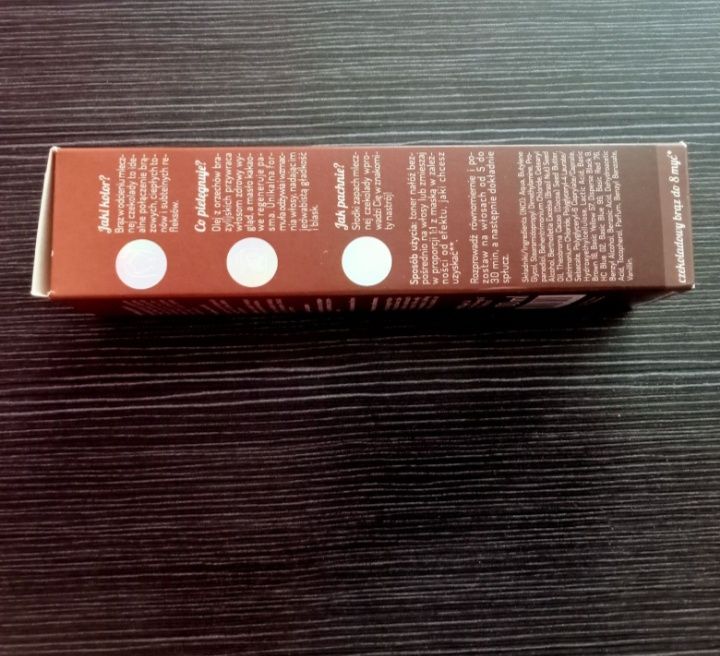 Nowy toner do włosów Only Bio kolor czekoladowy nadający ciepły, brązo