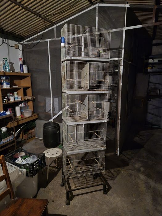 Vendo suporte com rodas para viveiros