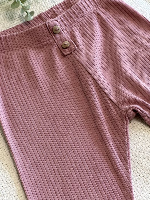 Prazkowane legginsy dla dziewczynki Zara idealny stan