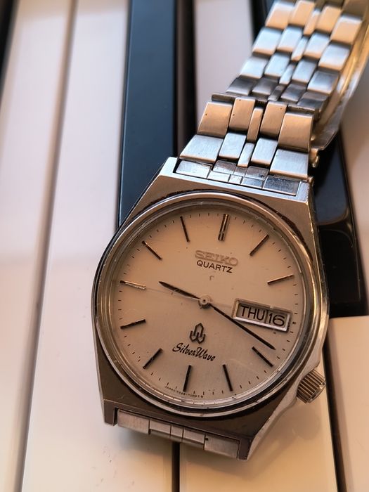 Seiko SilverWave 8229_7040 vintage lata 80. Bransoletka