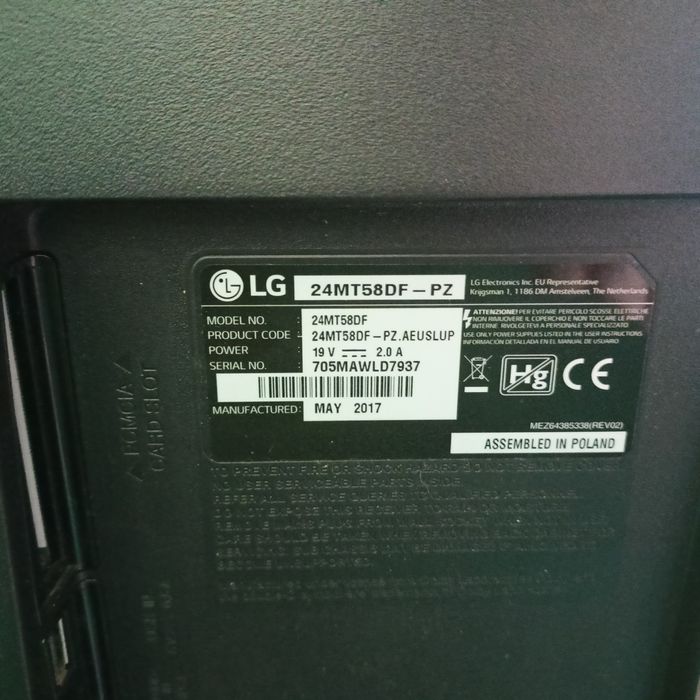 Monitor/ telewizor LG 24MT48DF