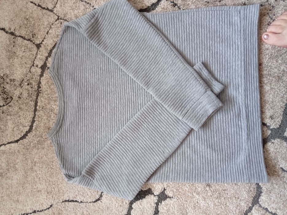 Bluzka damska S szara