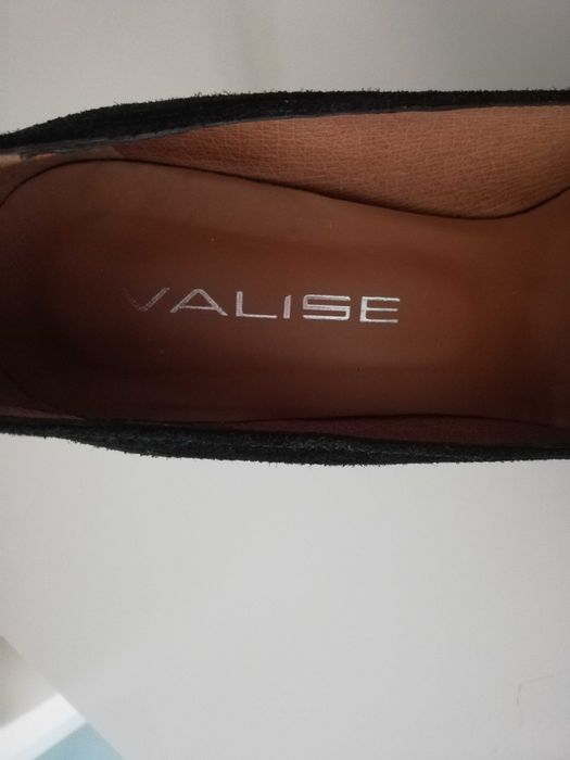 Stiletto/ sapatos pretos "Valise" Tam.37 - em pele!