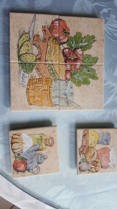 kafelki płytki ceramiczne 10x10cm ścienne  Sagra Orange