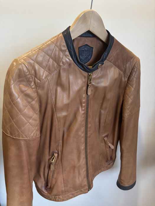 Casaco Senhora Pele - Massimo Dutti - Camel