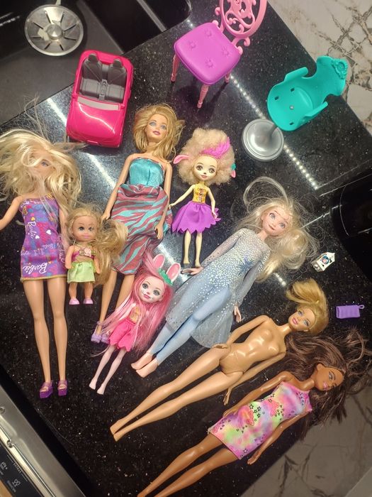 Lalka lalki Barbie enchantimal i akcesoria