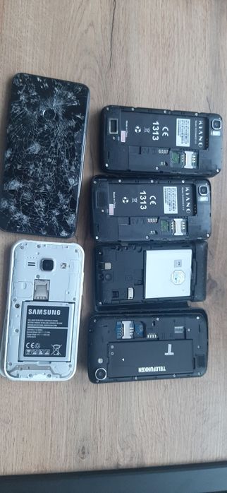 Smartfony 6szt. uszkodzone