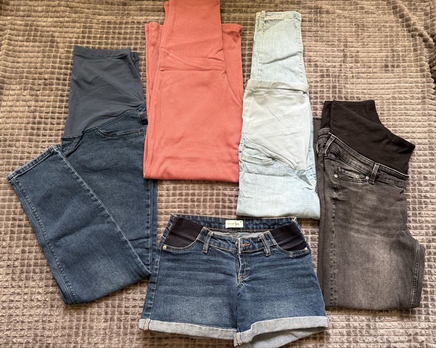 Джинси для вагітних, шорти, пакет речей для вагітної