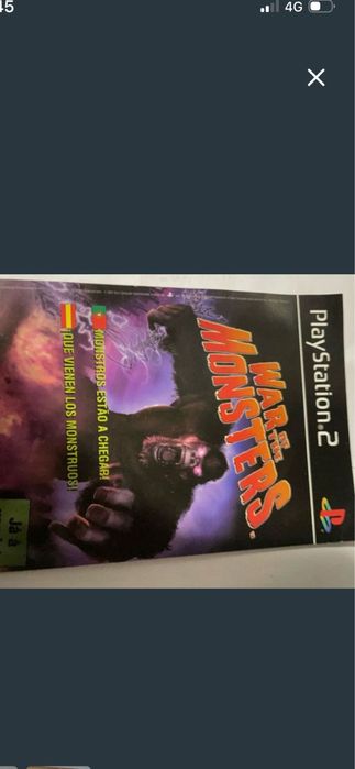 Folheto Promocional Ps2
