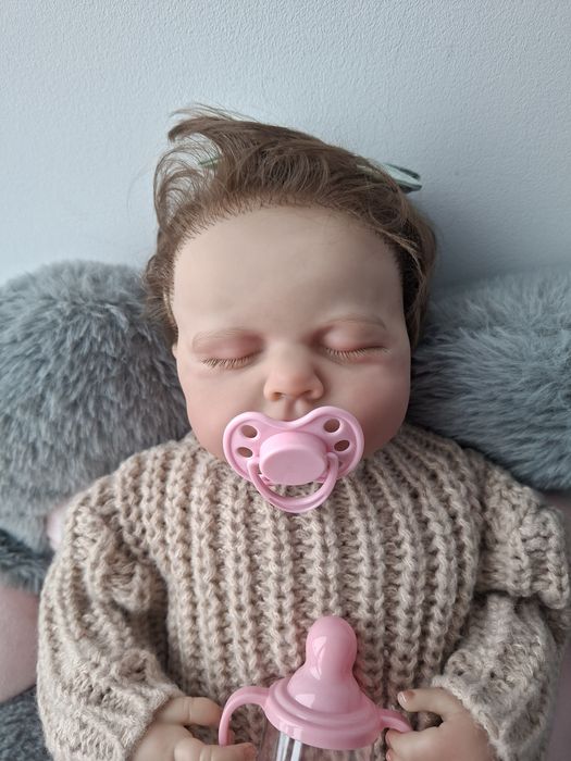 Lalka jak żywe dziecko reborn piękna NOWA duża prawie 50 cm , kończyny