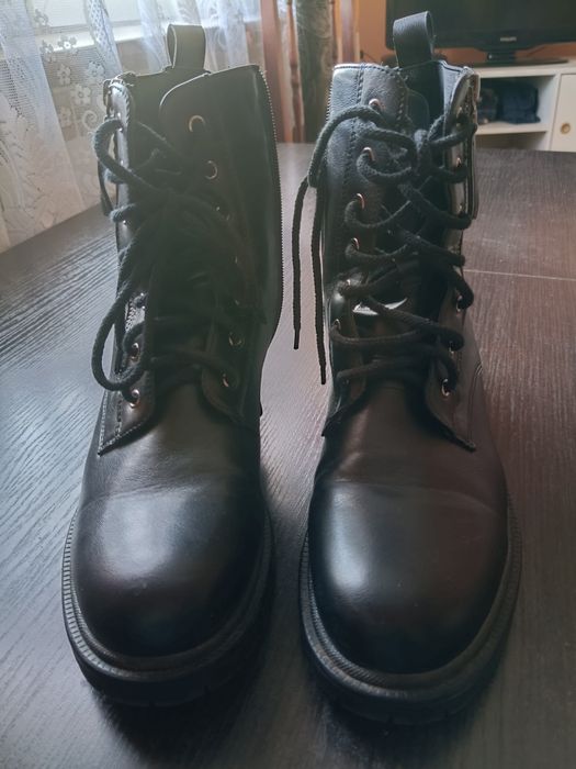 Buty damskie botki ocieplane workery rozmiar 42