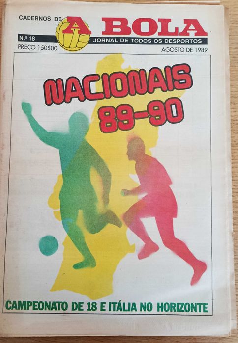 Cadernos e A Bola nº 18 - Nacionais 89-90