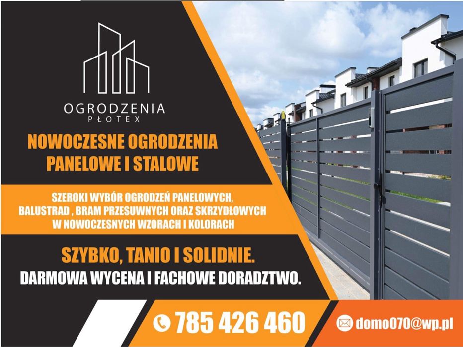 Brama panelowa , zimowa promocja !!