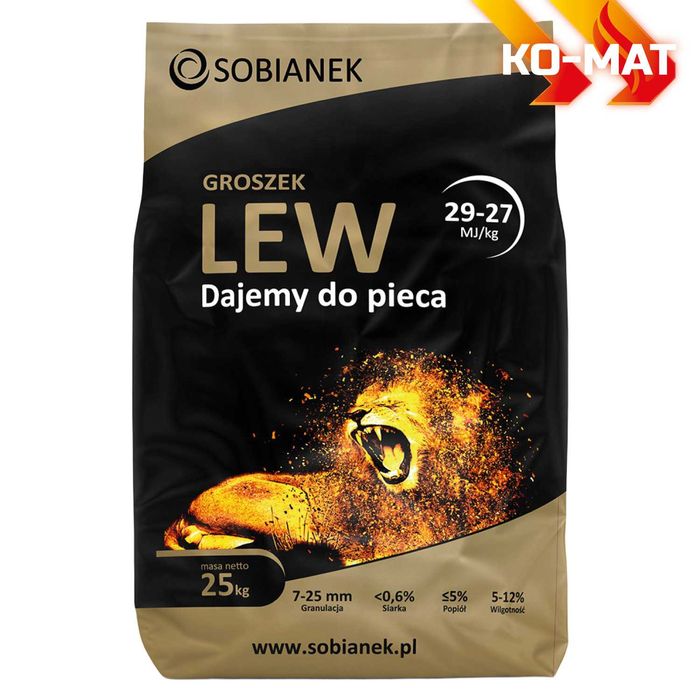 Ekogroszek- Groszek  Sobianek  LEW - PANTERA - TYGRYS