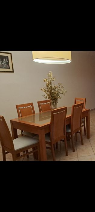 Mobília Sala de Jantar Cerejeira + Móvel TV