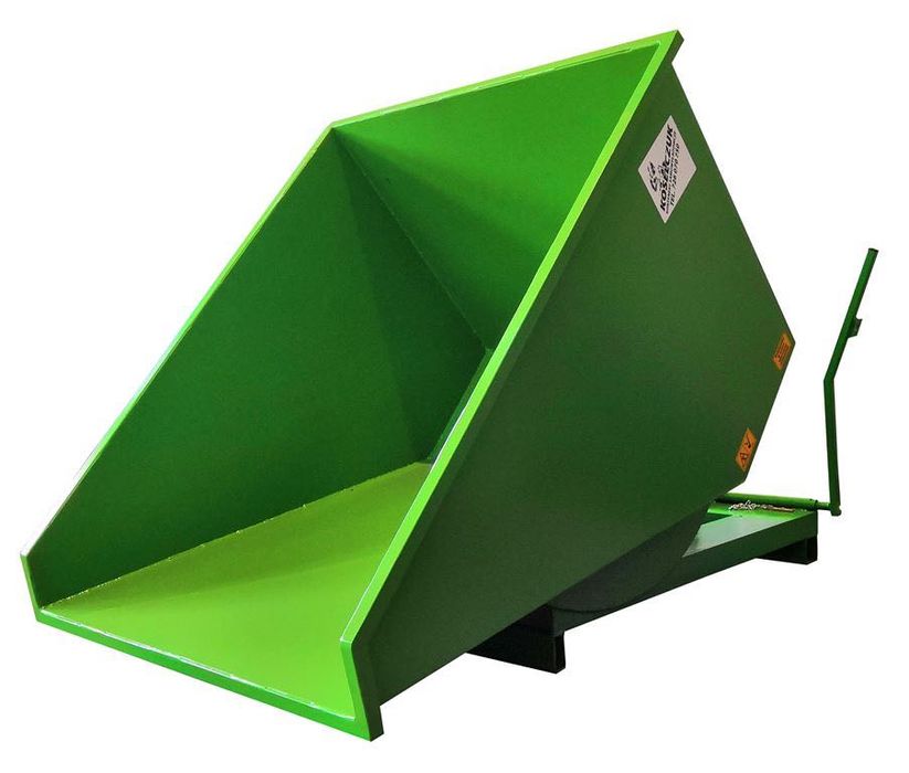 Kontener koleba 1m3 #2 pojemnik samowyładowczy