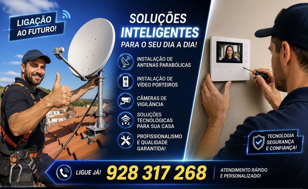 Instalacao/ manutencao antenas tdt/satelite e redes e fibra optica