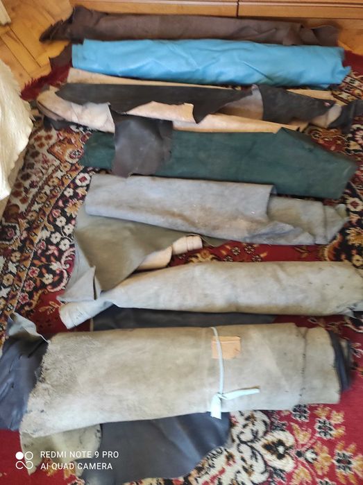 Skóry do produkcji obuwia