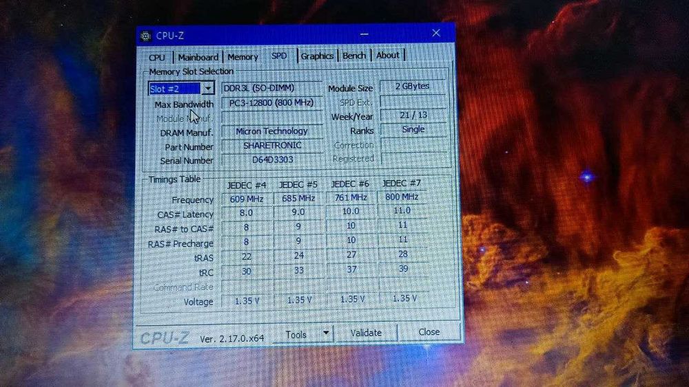 ОЗУ DDR3 SO-DIMM 2 + 2 гб. (4Гб) добре працювали на ноуті (комплект)