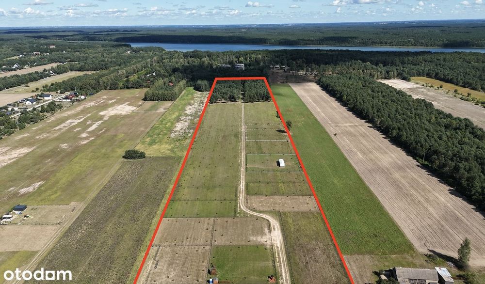 Działki budowlane, wodociąg, prąd, 1,5 km j. Lucieńskie - Widok 2