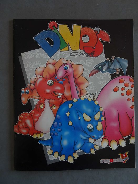 Caderneta de cromos Dino's - Europer - Tem 9 cromos