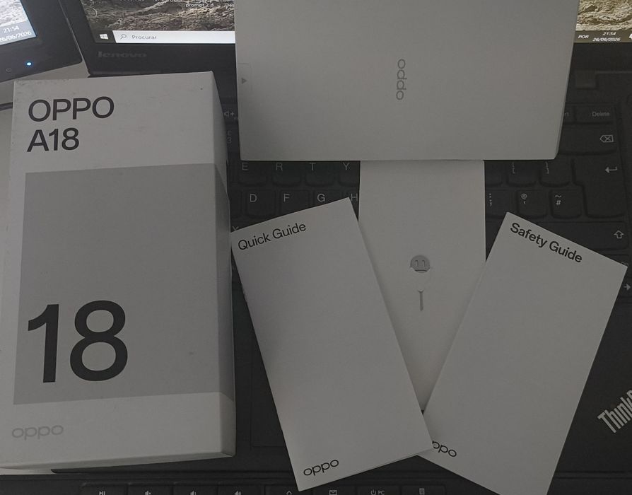 OPPO A18 glowing blue 4gb / 128gb