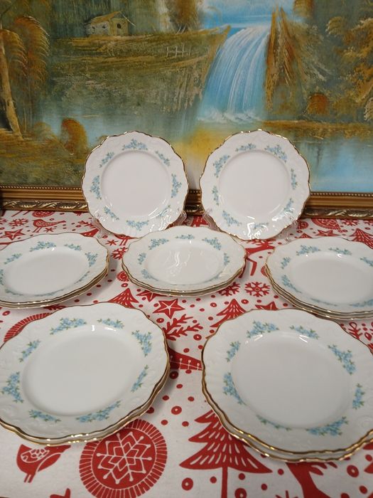 12 pratos sobremesa Vista Alegre