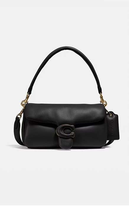 Coach nowa oryginalna torebka Pillow Tabby 26 czarna skóra naturalna